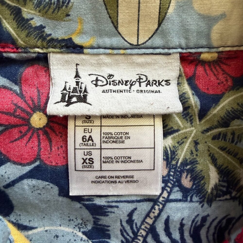 DISNEY PARKS boy's Mickey Mouse Hawaiian shirt (*XS) - Picture 6 of 6